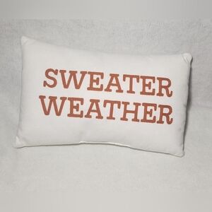 Sweater Weather Rectangle Pillow 10in X 16in Brand New
